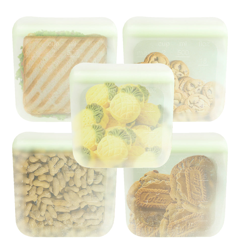 Purifyou Reusable Silicone Snack Bags