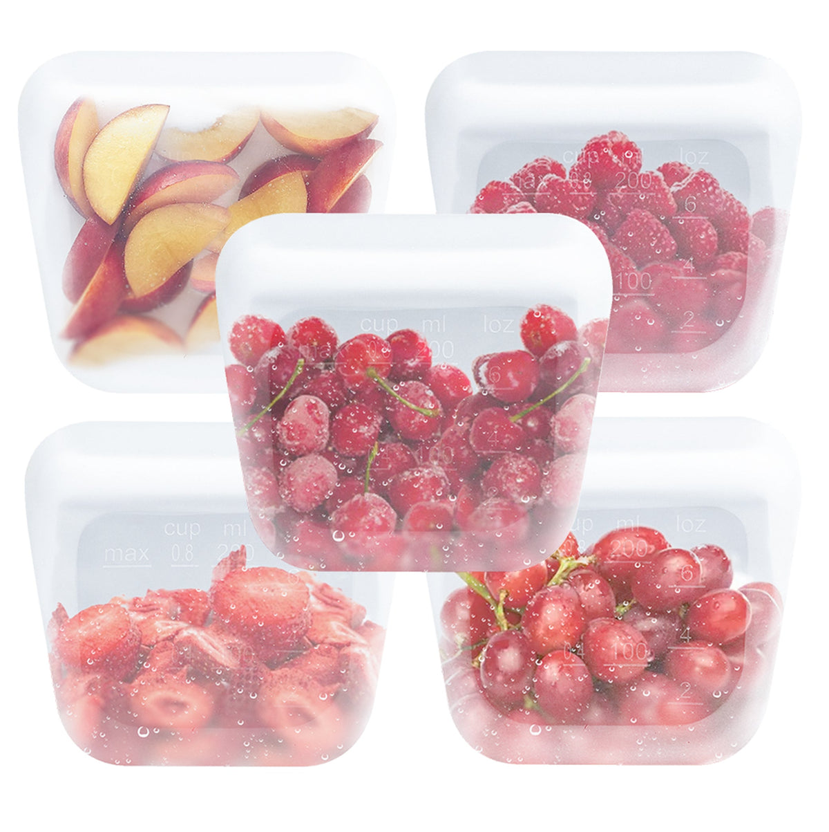 Purifyou Reusable Silicone Snack Bags