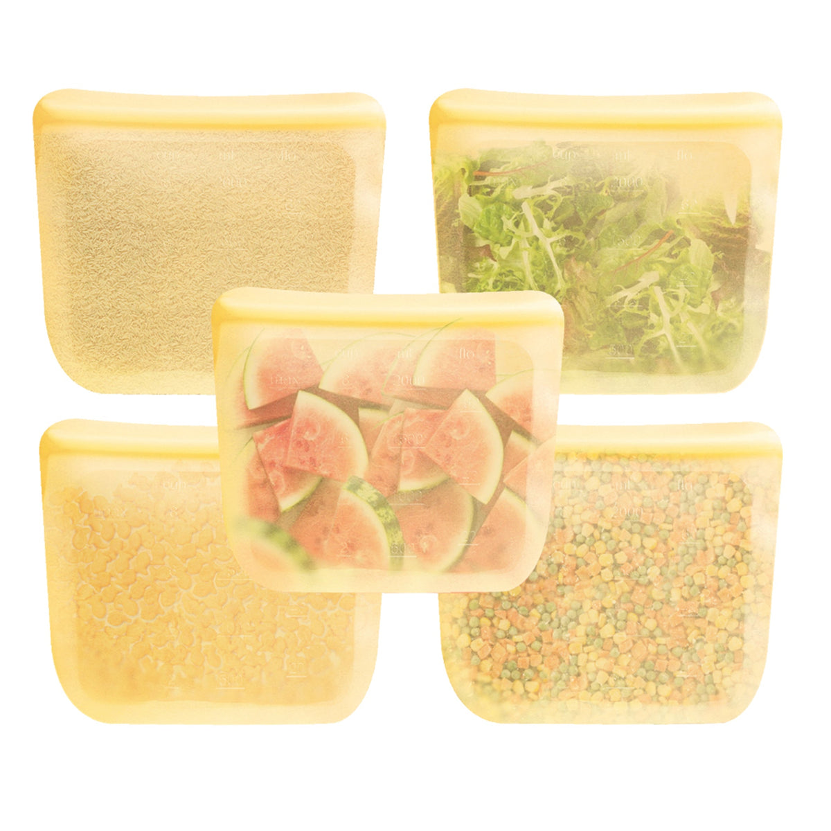 Purifyou Reusable Silicone Snack Bags