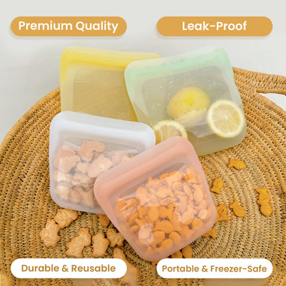 Purifyou Reusable Silicone Snack Bags