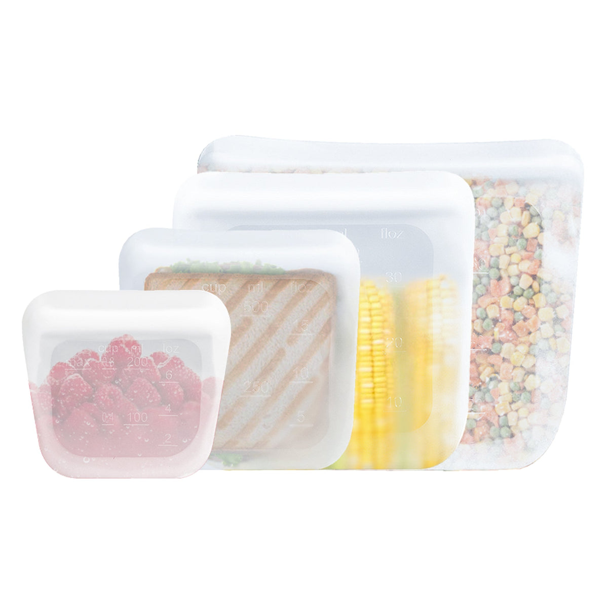Purifyou Reusable Silicone Snack Bags