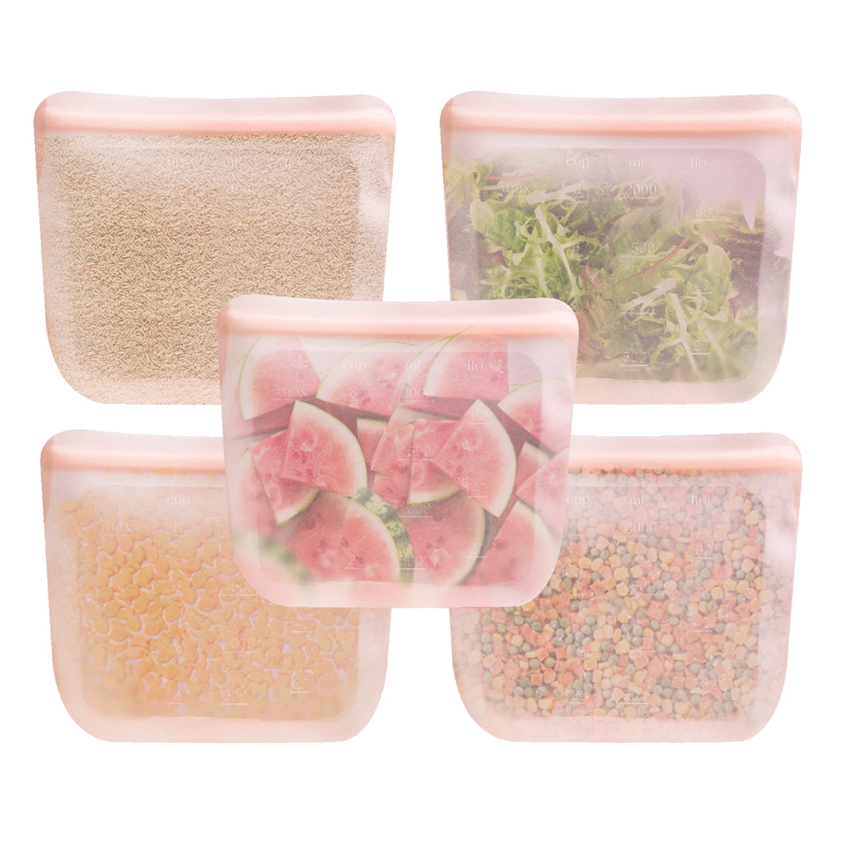 Purifyou Reusable Silicone Snack Bags