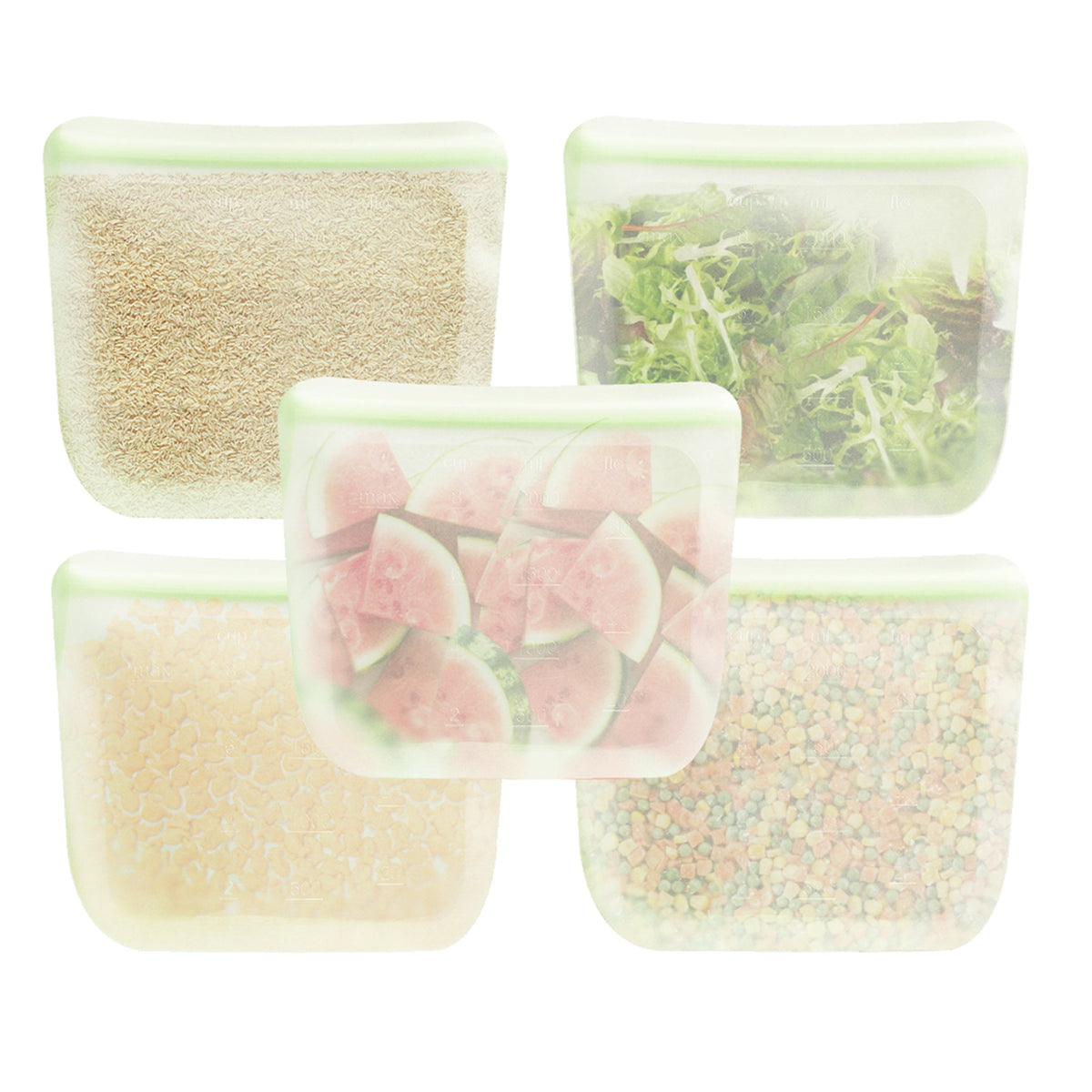 Purifyou Reusable Silicone Snack Bags