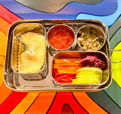 Stainless Steel Snack Containers (Set of 2)