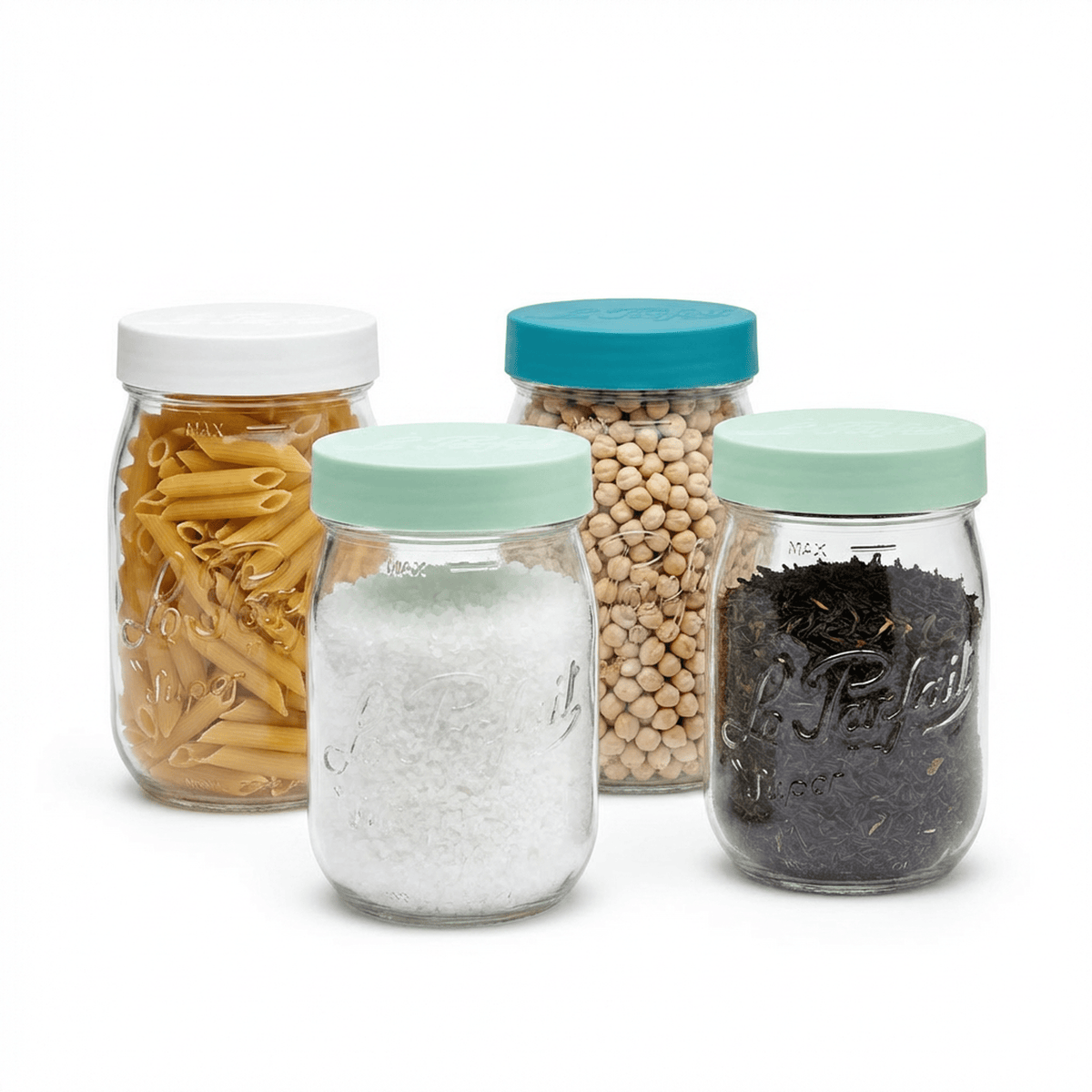 Le Parfait French Glass Screw Top Jars