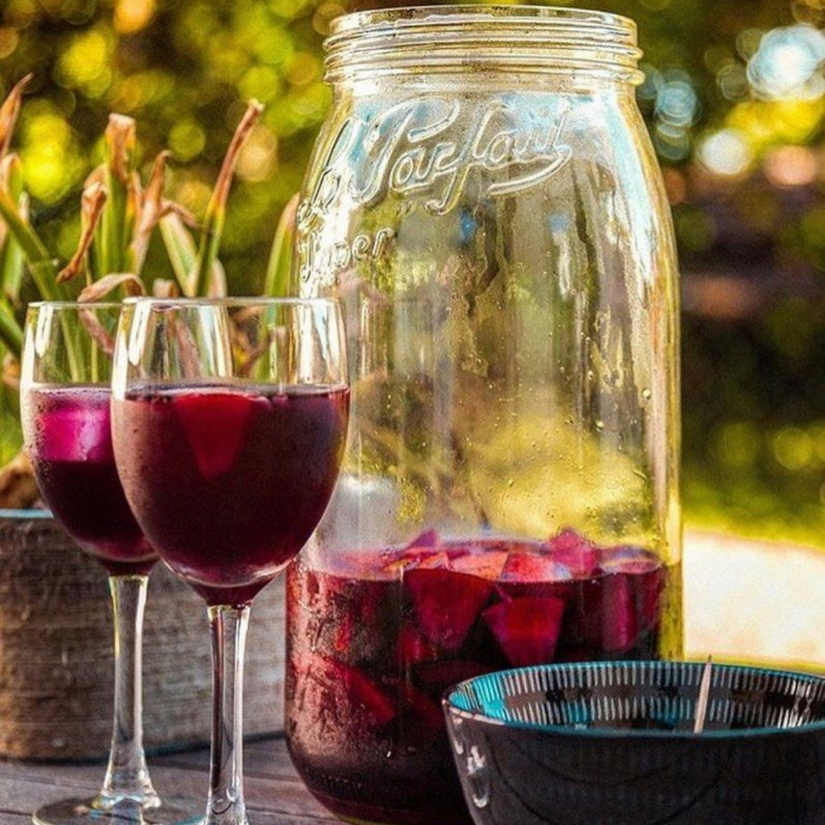 Le Parfait French Glass Screw Top Jars