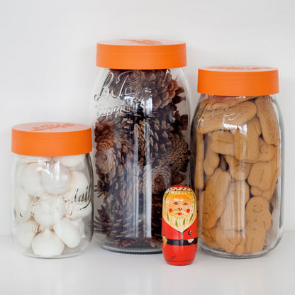 Le Parfait French Glass Screw Top Jars