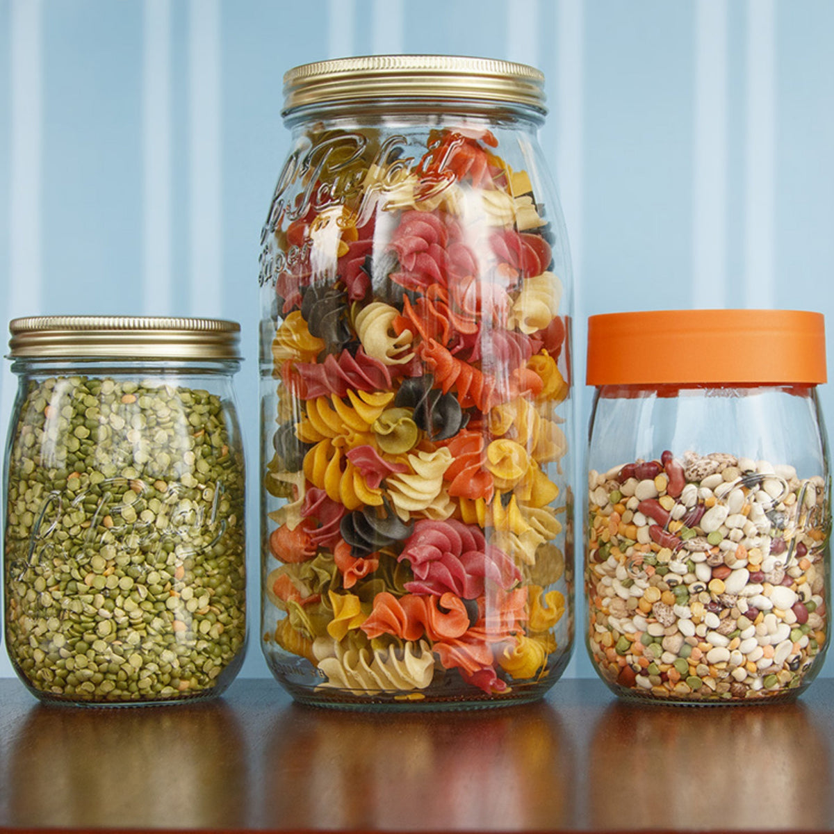 Le Parfait French Glass Screw Top Jars
