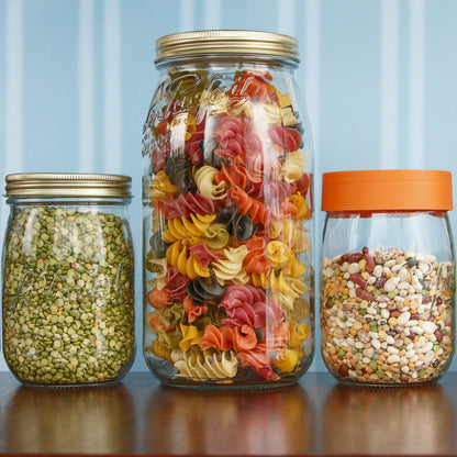 Le Parfait French Glass Screw Top Jars
