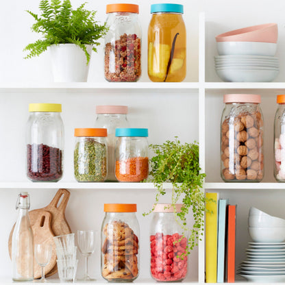 Le Parfait French Glass Screw Top Jars