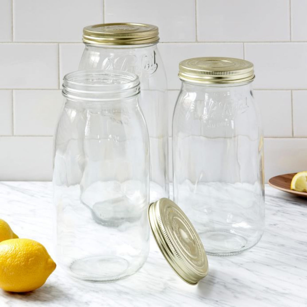 Le Parfait French Glass Screw Top Jars
