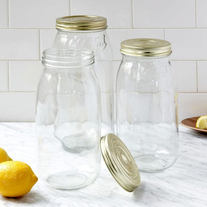 Le Parfait French Glass Screw Top Jars